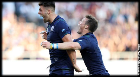 Scotland v Russia Adam Hastings RWC2019